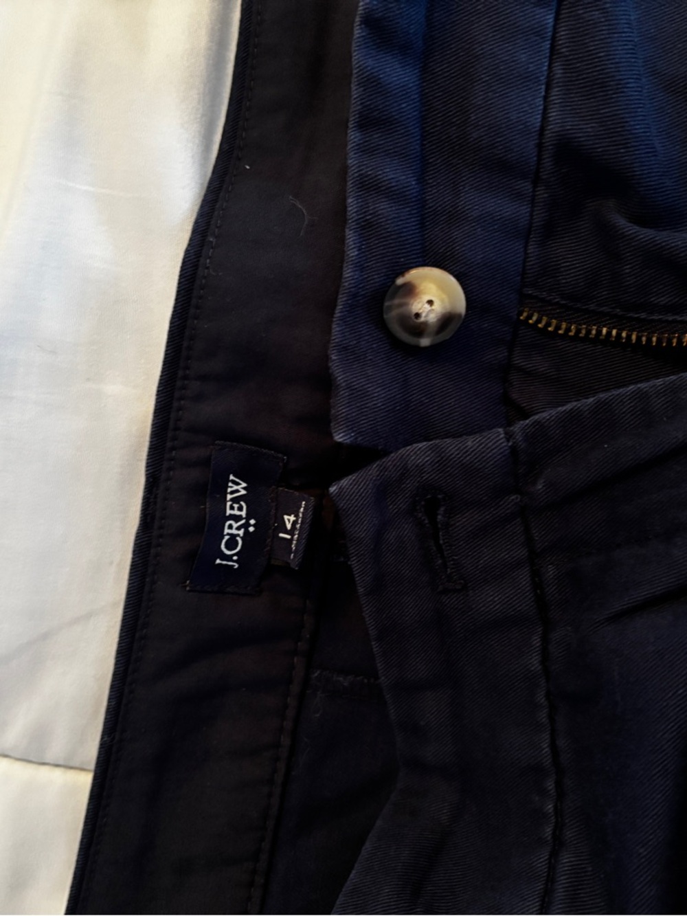 J. Crew Women's Shorts Trio in Navy, Khaki, and Light Blue - Picture 5 of 11